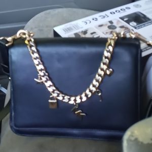 Michael kors charm handbag